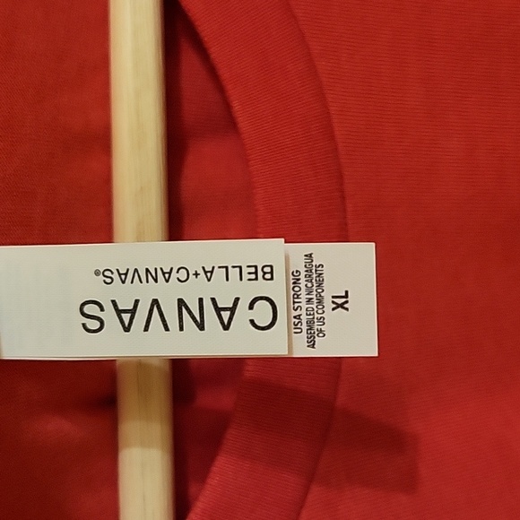 My Son Wears Combat Boots, Heathered Red, Unisex T-shirt - Picture 3 of 4